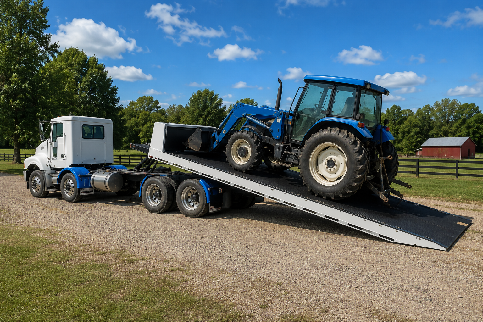 Riverina Towing heavy truck on a rural road